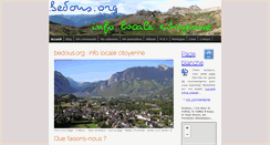 Desktop Screenshot of bedous.org